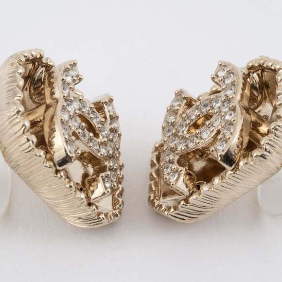 CHANEL Authentic Gold Earrings